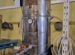 Mélangeur Apinox 200kg double cuve chauffante