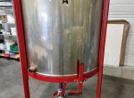 Maturateurs inox avec tamis et robinet ou vanne 100, 400, 500 kg et 1 tonne